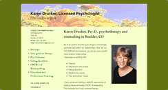 Desktop Screenshot of druckerpsychology.com
