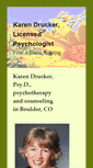 Mobile Screenshot of druckerpsychology.com